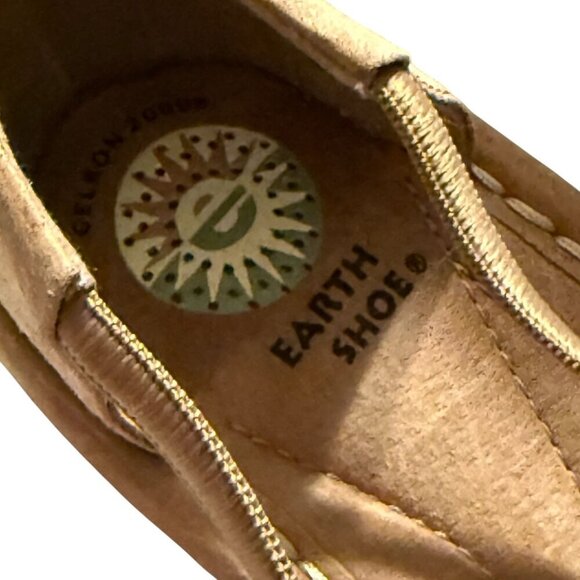 Earth Tan Floral Open-Toe Womens Sandals With Cushioned Sole size 7 - Picture 7 of 9